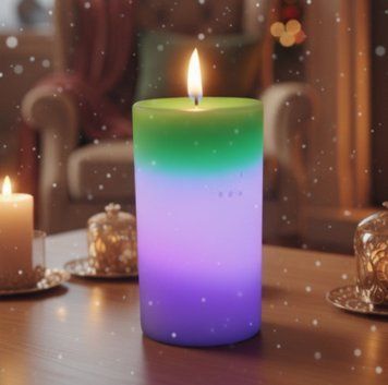 Магічна свічка з воску та підсвіткою Свічка Candled Madic хамеліон | HappyShop 1342 фото