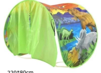 Дитячий намет тент для сну Dream Tents Зелений з Динозаврами | HappyShop 1737 фото