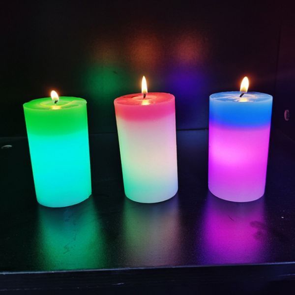 Магічна свічка з воску та підсвіткою Свічка Candled Madic хамеліон | HappyShop 1342 фото