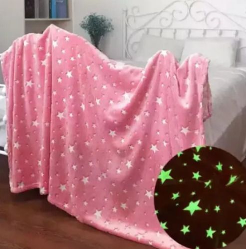 Дитячий плед-Покривало плюшевий світний у темряві Magic Blanket | HappyShop 1426 фото