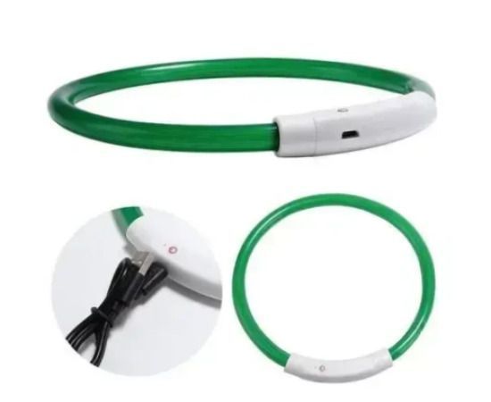 Світний LED-комір для собак світлодіодний нашийник для тварин | HappyShop 1800 фото