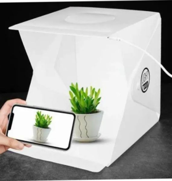 Фотобокс, софтбокс, для цифрової дзеркальної камери, 22 см, фотокуб для знімання, лайткуб, фон для знімання | HappyShop 2254 фото