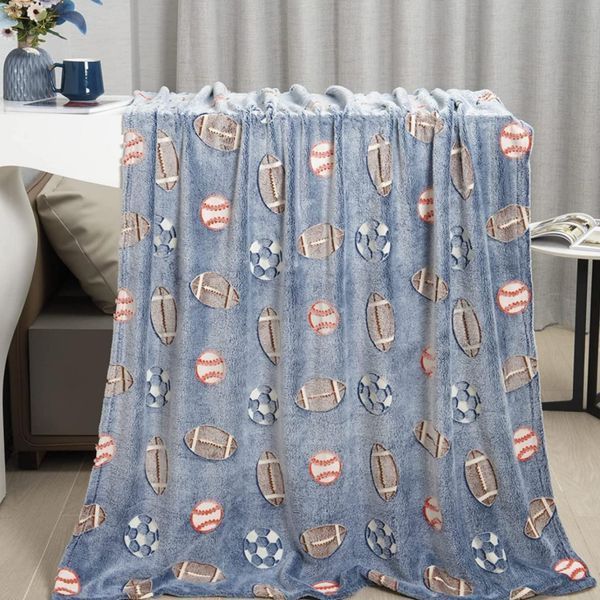 Дитячий плед-Покривало плюшевий світний у темряві Magic Blanket | HappyShop 1426 фото
