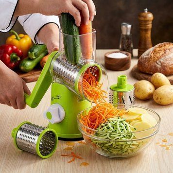 Овочерізка Kitchen Master Мультислайсер Кітчен Майстер. Тертка для овочів і фруктів | HappyShop 1468 фото