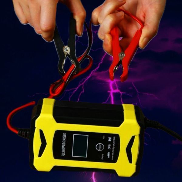Інтелектуальний зарядний пристрій для акумулятора RJTIANYE 12 V 6 A 2 AH-100AH | HappyShop 2152 фото