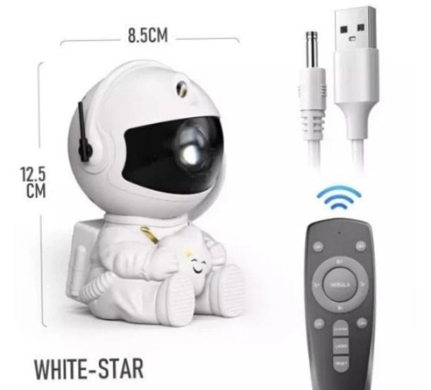 Дитячий нічник проєктор зоряного неба Астронавт Sky Star Astronaut Lamp лазерний проєктор галактики з пультом | HappyShop 1966 фото