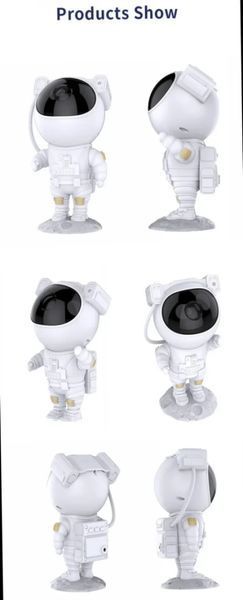 Дитячий нічник проєктор зоряного неба Астронавт Sky Star Astronaut Lamp нічник лазерний з пультом | HappyShop 1941 фото