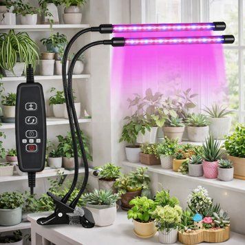 Світлодіодний фітосвітильник Green House Фітолампа для домашніх рослин світлодіодна гнучка LED Ультрафіолетова лампа | HappyShop 2382 фото