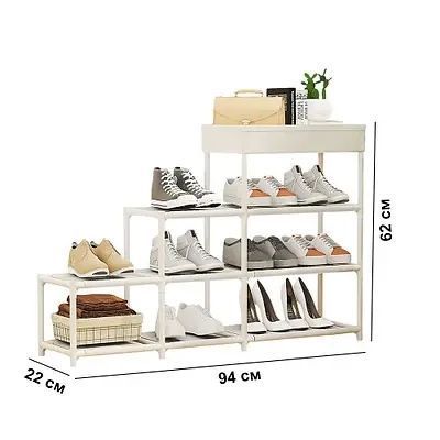 Подставки для обуви Shoe rack 9 полок Стойка-обувница для обуви стеллаж органайзер Напольная полка-этажерка | HappyShop 1643 фото