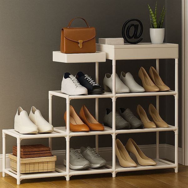 Подставки для обуви Shoe rack 9 полок Стойка-обувница для обуви стеллаж органайзер Напольная полка-этажерка | HappyShop 1643 фото