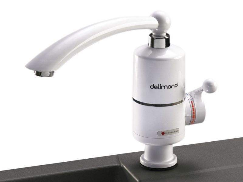 Миттєвий проточний кран водонагрівач тип Delimano Делімано | HappyShop 527 фото