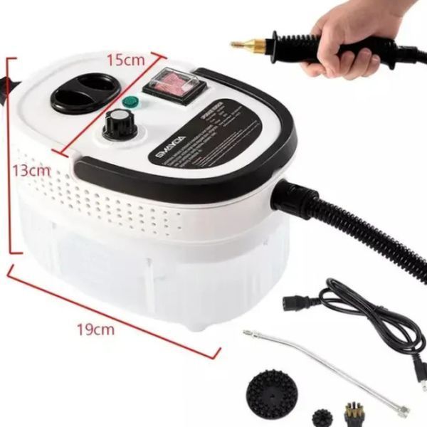 Пароочиститель с насадками Steam cleaner NEW Мощный портативный пароочиститель для уборки дома 2500Вт, 1.2л | HappyShop 2386 фото
