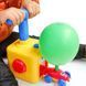 Аеромобіль balloon car машинка з кулькою Aerodynamics Reaction FORCE Printciple menu Інтерактивна іграшка | HappyShop 776 фото 3