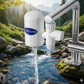 Фільтр для води Water Purifier Насадка-фільтр на кран для проточної води Очищувач води фільтр-насадка | HappyShop 1339 фото