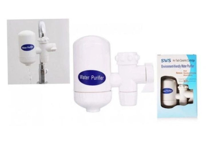 Фильтр для воды Water Purifier Насадка-фильтр на кран для проточной воды | HappyShop 1339 фото