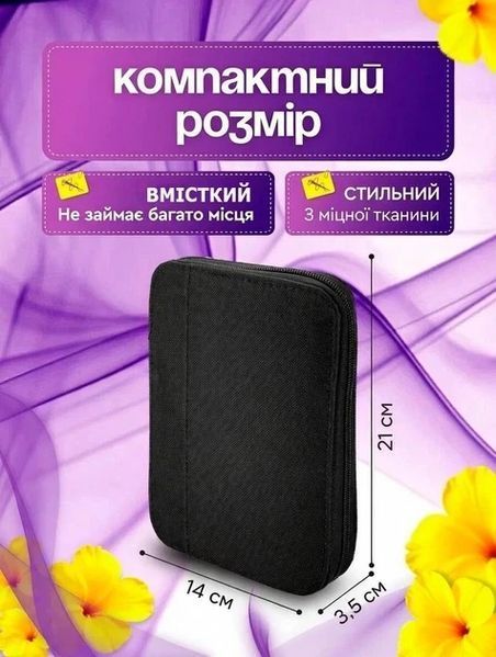 Набір для шиття в чохлі Швейний набір Набір швейної фурнітури Універсальний швейний набір для дому та шляхів | HappyShop 2465 фото