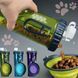 Пляшка подвійна для собак і кішок для води зі складаною мискою H-DuOTM with Companion Cup | HappyShop 1760 фото 1
