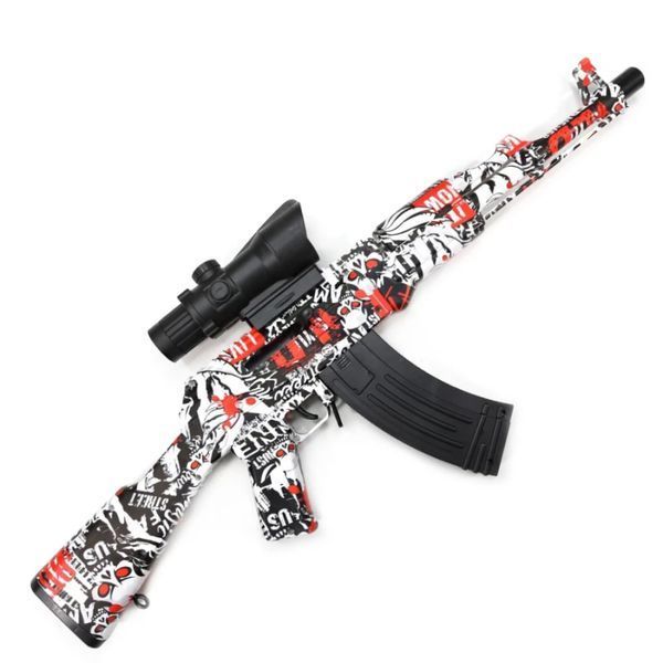 Дитяча іграшка для хлопчика Gel Blaster АК-47 акумуляторна на орбізах Орбіган, бластер, зброя орбіз | HappyShop 2164 фото