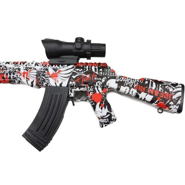 Дитяча іграшка для хлопчика Gel Blaster АК-47 акумуляторна на орбізах Орбіган, бластер, зброя орбіз | HappyShop 2164 фото