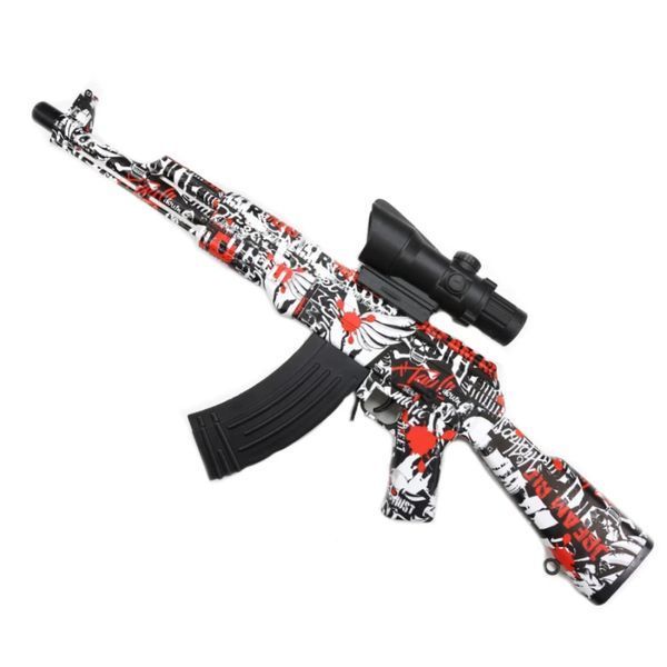 Дитяча іграшка для хлопчика Gel Blaster АК-47 акумуляторна на орбізах Орбіган, бластер, зброя орбіз | HappyShop 2164 фото