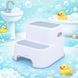 Детские подставки-ступеньки для ванны и туалета Детская ступенька Babyhood пластиковые Табурет | HappyShop 2415 фото 1