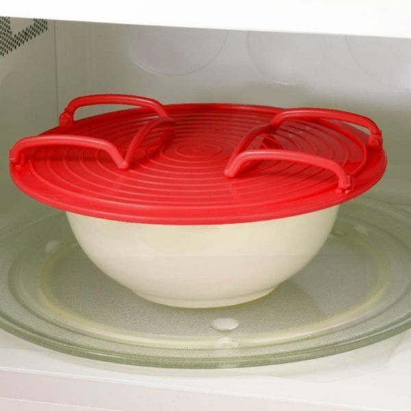 Підставка для мікрохвильовки Microwave Tray Пластикова підставка для мікрохвильової печі Багатофункціональна полиця для тарілок | HappyShop 2390 фото