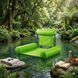 copy_Inflatable floating bed Надувне пляжне крісло-гамак, надувний складаний матрац для відпочинку зі спинкою | HappyShop 2280 фото 1