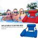 copy_Inflatable floating bed Надувне пляжне крісло-гамак, надувний складаний матрац для відпочинку зі спинкою | HappyShop 2280 фото 4