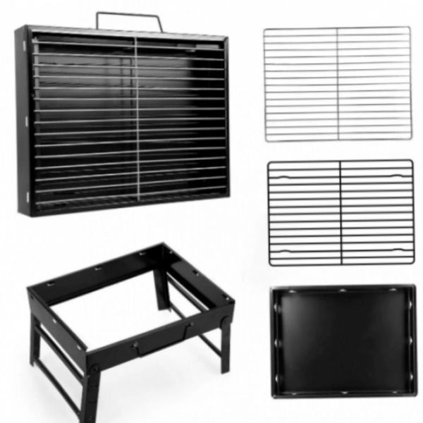 Складаний барбекю гриль BBQ Grill портативний мангал, BBQ Grill Portable з неіржавкої сталі | HappyShop 1180 фото