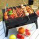 Складаний барбекю гриль BBQ Grill портативний мангал, BBQ Grill Portable з неіржавкої сталі | HappyShop 1180 фото 3