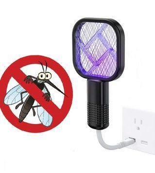 Знищувач комарів ультрафіолетова USB-губець комах мухобійка Електрична пастка Mosquito Swatter | HappyShop 2258 фото