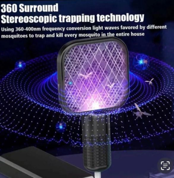 Уничтожитель комаров ультрафиолетовая USB убийца насекомых мухобойка електрическая ловушка Mosquito Swatter | HappyShop 2258 фото