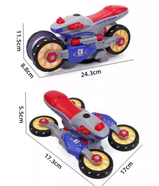 Інтерактивна музична іграшка Квадроцикл YJ388 Stop Motor Toy Інтерактивний квадроцикл + музика світло | HappyShop 2297 фото