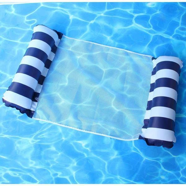 Надувний водний гамак Pool Lounge Плавальний надувний ПВХ гамак, водний гамак для басейну, шезлонг | HappyShop 2261 фото