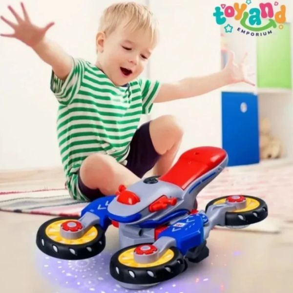 Інтерактивна музична іграшка Квадроцикл YJ388 Stop Motor Toy Інтерактивний квадроцикл + музика світло | HappyShop 2297 фото
