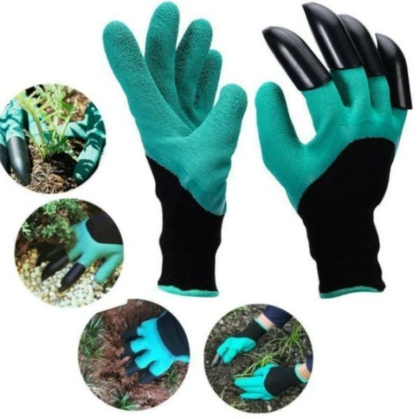 Садовые перчатки с когтями Garden Genie Gloves Гарден Джени Гловес | HappyShop 1165 фото