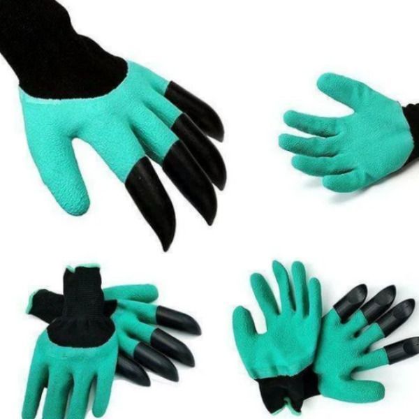Садовые перчатки с когтями Garden Genie Gloves Гарден Джени Гловес | HappyShop 1165 фото