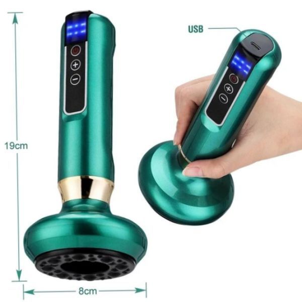 Антицеллюлитный вакуумный массажер Cupping Massage Instrument Массажер для тела вакуумный аккумуляторный | HappyShop 2055 фото