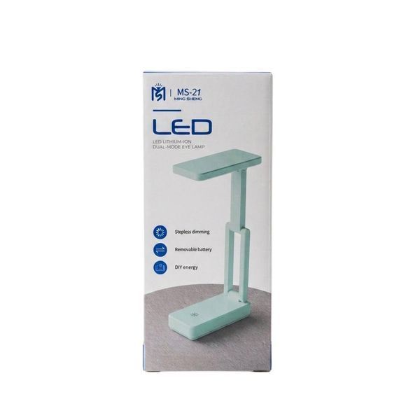 Складной аккумуляторный светильник MS-21 5W 1200mAh,настольная LED лампа USB, 3 режима Настольный аккумуляторный светильник сложны | HappyShop 2561 фото