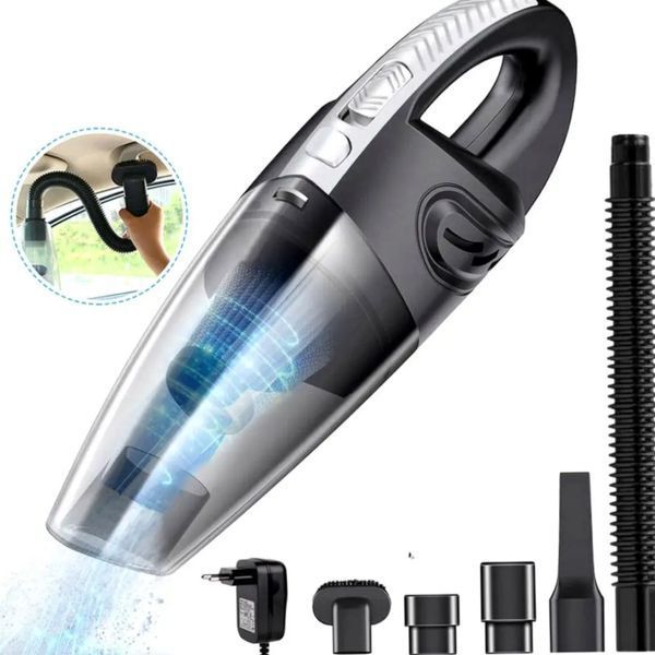 Ваакуумний пилосос для авто High-power Portable Vacuum Cleaner автомобільний ⁇ Автопилосос | HappyShop 583 фото