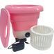 Ультразвукова портативна складана пральна машина 2в1 з відром Mini Folding Washing Machine міністилка | HappyShop 2066 фото 10