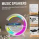 Ночник лампа Smart Light Sound Machine с беспроводной зарядкой Bluetooth колонкой G-Smart многофункциональная | HappyShop 1853 фото 4
