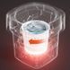 Ультразвукова портативна складана пральна машина 2в1 з відром Mini Folding Washing Machine міністилка | HappyShop 2066 фото 5
