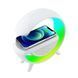 Ночник лампа Smart Light Sound Machine с беспроводной зарядкой Bluetooth колонкой G-Smart многофункциональная | HappyShop 1853 фото 7