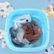 Ультразвукова портативна складана пральна машина 2в1 з відром Mini Folding Washing Machine міністилка | HappyShop 2066 фото 6