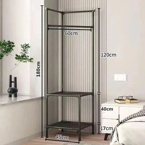 Кутова підлогова вішалка для одягу 180х45х45 см стійка для речей Corner coat rack | HappyShop 2084 фото