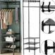 Кутова підлогова вішалка для одягу 180х45х45 см стійка для речей Corner coat rack | HappyShop 2084 фото 3