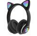 Бездротові навушники М'ЯУ з вушками котика світні лапки LED CAT EAR VZV-23M | HappyShop 1833 фото 1