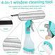 Щетка для мытья окон с насадками Многофункциональная щётка 4 в 1 для стекол и гладких поверхностей | HappyShop 2417 фото 5