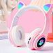 Бездротові навушники М'ЯУ з вушками котика світні лапки LED CAT EAR VZV-23M | HappyShop 1833 фото 2